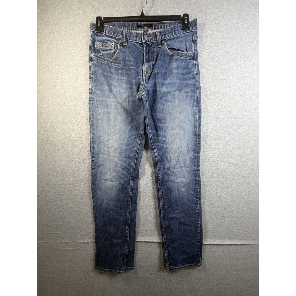 Banana Republic Jeans Mens 32x34 Blue Athletic Straight Stretch Denim Pants